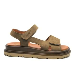 Venüs Garnet Hakiki Deri Comfort Ortopedik Kadın Sandalet