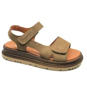 Venüs Garnet Hakiki Deri Comfort Ortopedik Kadın Sandalet
