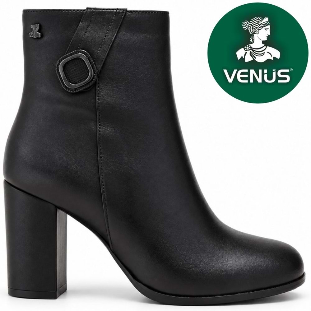Venüs Virikula Hakiki Deri Ortopedik Topuklu Kadın Bot