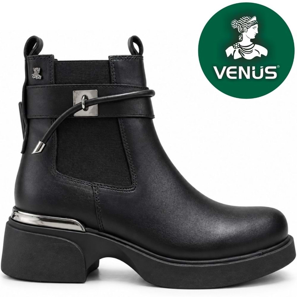 Venüs Rinye Hakiki Deri Ortopedik Kadın Bot