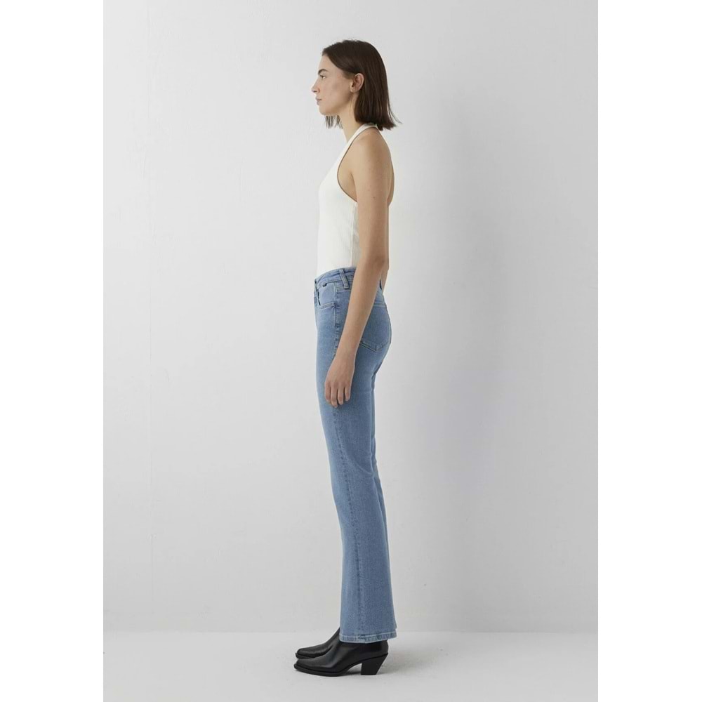 Mavi M101437-A7437 BlissLt Brushed Premium Blue Yüksek Bel Denim Jean Kadın Kot Pantolon