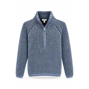 Mavi M1711022-84371 Mavi Yarı Fermuarlı Kazak Kadın Sweatshirt