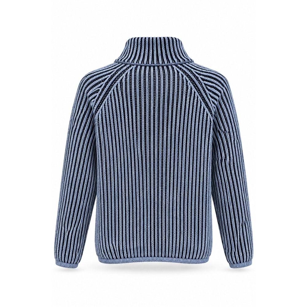Mavi M1711022-84371 Mavi Yarı Fermuarlı Kazak Kadın Sweatshirt