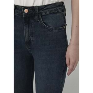 Mavi M101072-A6614 Victoria Wide Leg Yüksek Bel Premium Blue Vintage Denim Jean Kadın Kot Pantolon