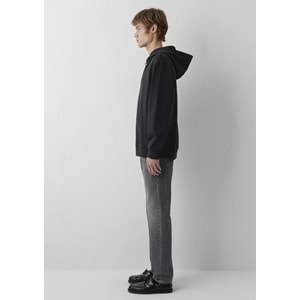 Mavi M0S20144-82908 Mavi Kapüşonlu Demir Detaylı Erkek Sweatshirt
