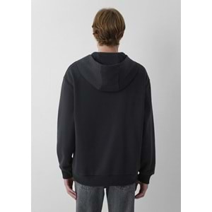 Mavi M0S20144-82908 Mavi Kapüşonlu Demir Detaylı Erkek Sweatshirt