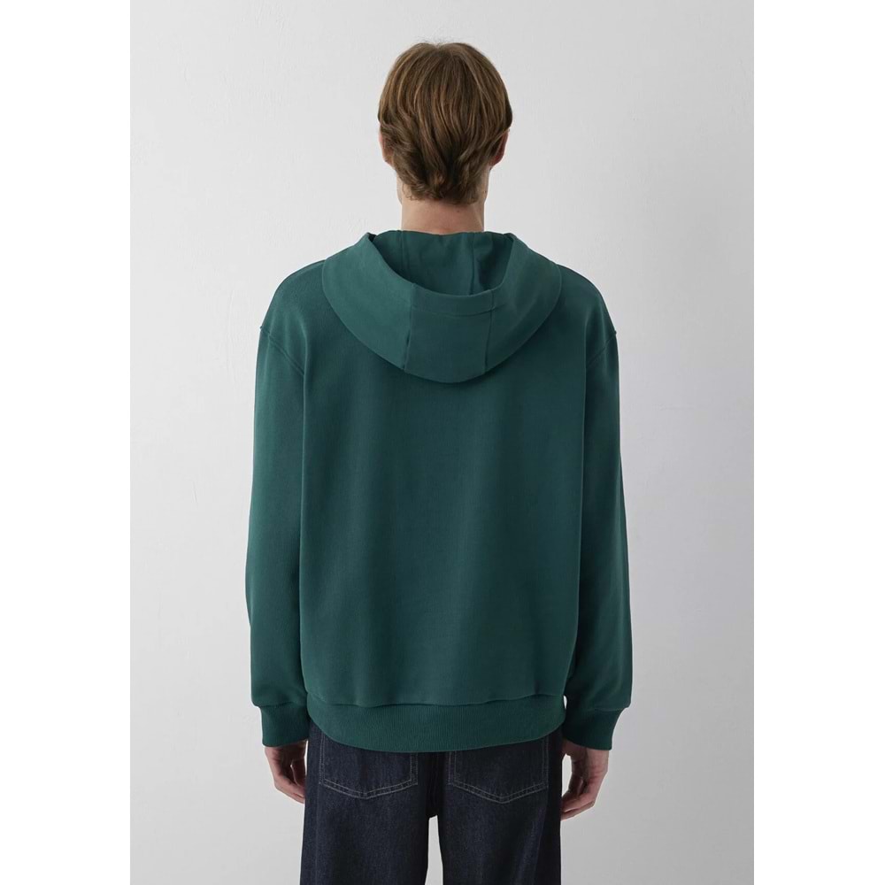 Mavi M0S20144-71932 Mavi Kapüşonlu Demir Detaylı Erkek Sweatshirt