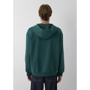 Mavi M0S20144-71932 Mavi Kapüşonlu Demir Detaylı Erkek Sweatshirt