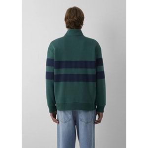Mavi M0S20110-71932 Mavi Logo Detaylı Yarım Fermuarlı Sweatshirt