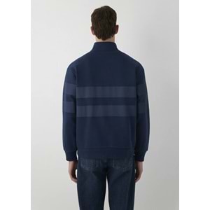 Mavi M0S20110-70488 Mavi Logo Detaylı Yarım Fermuarlı Sweatshirt