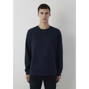 Mavi M0S20106-70490 Mavi Black Logo Baskılı Erkek Sweatshirt