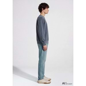 Mavi M0S20035-80776 Mavi Bisiklet Yaka Sweatshirt Erkek Sweatshirt