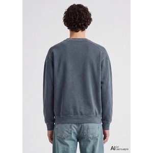 Mavi M0S20035-80776 Mavi Bisiklet Yaka Sweatshirt Erkek Sweatshirt