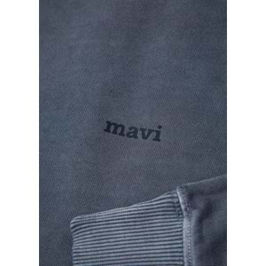 Mavi M0S20035-80776 Mavi Bisiklet Yaka Sweatshirt Erkek Sweatshirt