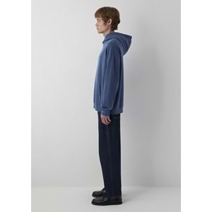 Mavi M0S20034-70488 Mavi Kapüşonlu Erkek Sweatshirt