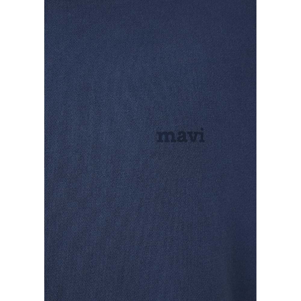 Mavi M0S20034-70488 Mavi Kapüşonlu Erkek Sweatshirt