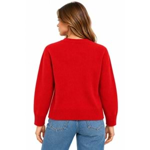 Mavi M1720098-80791 Mavi Düğmeli Kazak Hırka Kadın Sweatshirt