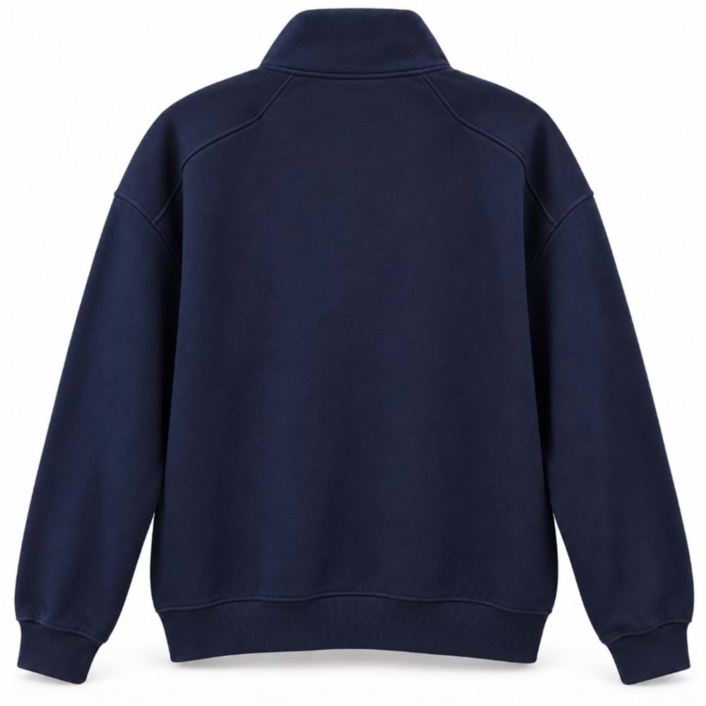 Mavi M1S20132-84371 Mavi Jeans Logo Baskılı Yarım Fermuarlı Kadın Sweatshirt