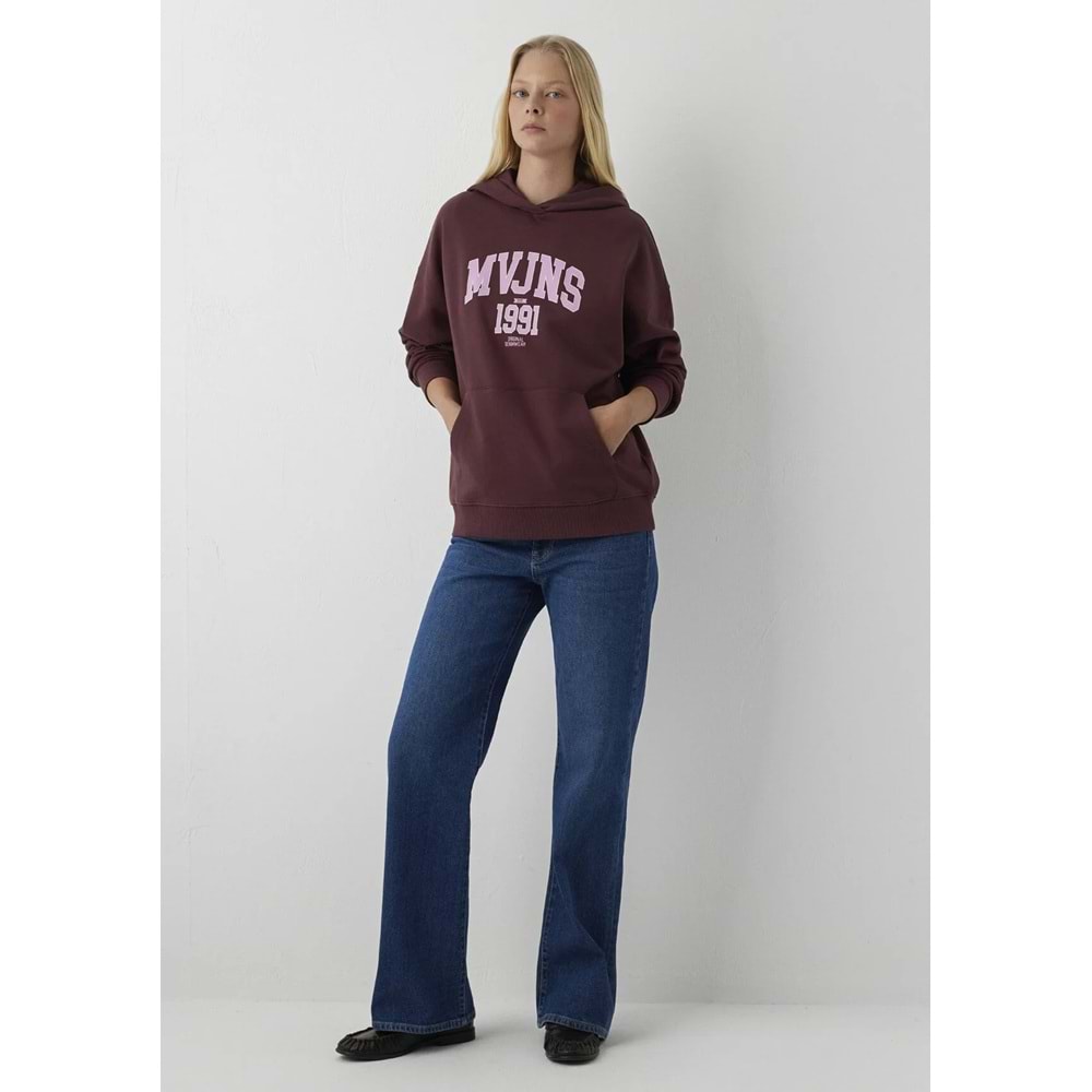 Mavi M1S20141-70421 Mavi Jeans Logo Baskılı Kadın Sweatshirt