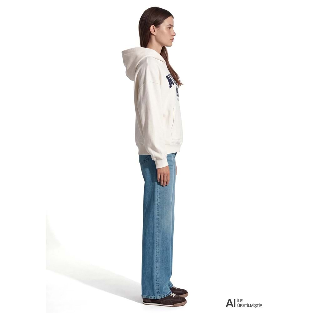 Mavi M1S20141-80194 Mavi Jeans Logo Baskılı Kadın Sweatshirt