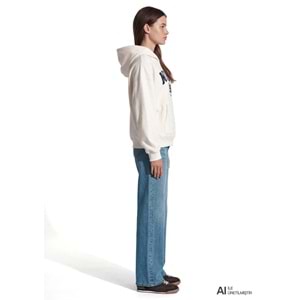 Mavi M1S20141-80194 Mavi Jeans Logo Baskılı Kadın Sweatshirt