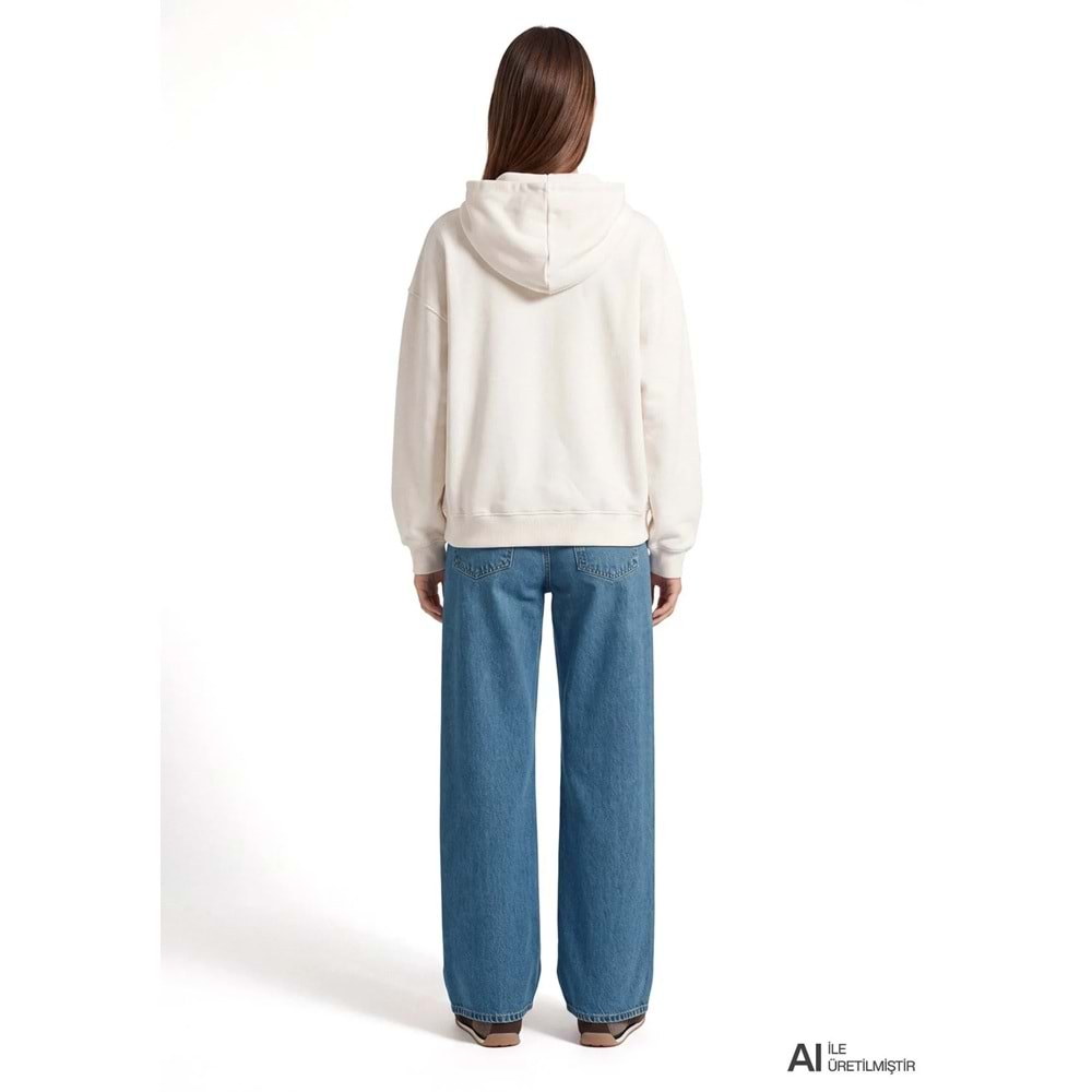 Mavi M1S20141-80194 Mavi Jeans Logo Baskılı Kadın Sweatshirt