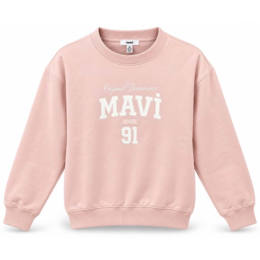 Mavi M1S20140-71131 Mavi Logo Baskılı Kadın Sweatshirt