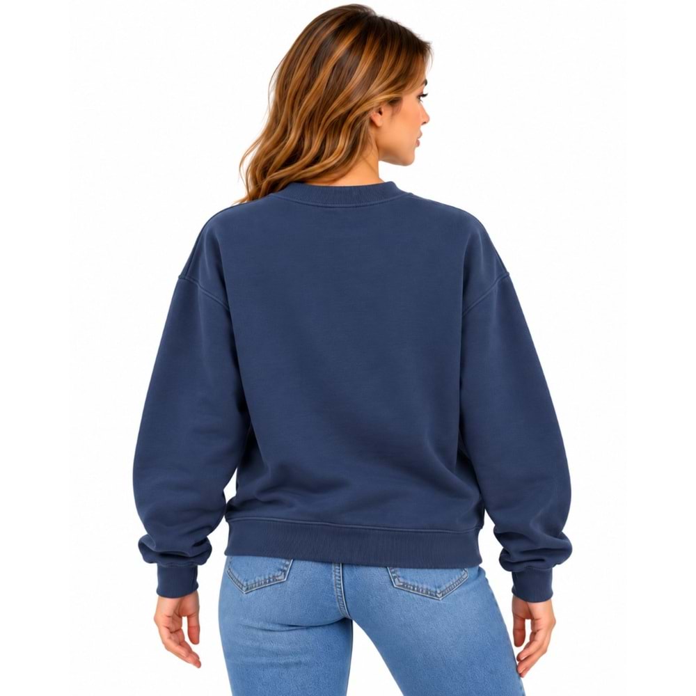 Mavi M1S20140-70487 Mavi Logo Baskılı Kadın Sweatshirt