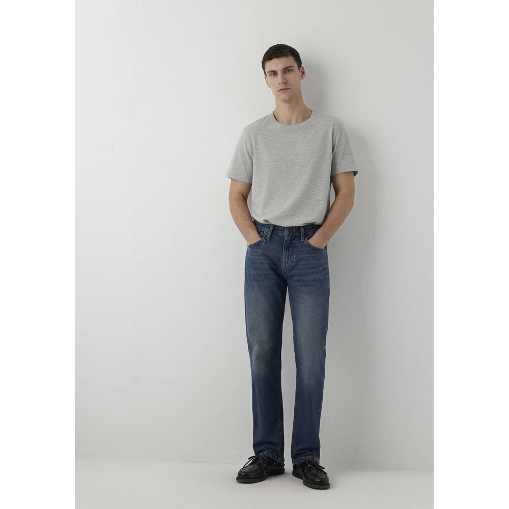 Mavi M0010039-A7781 Mavi Lisbon Loose Classic Vintage Jean Pantolon Erkek Kot Pantolon