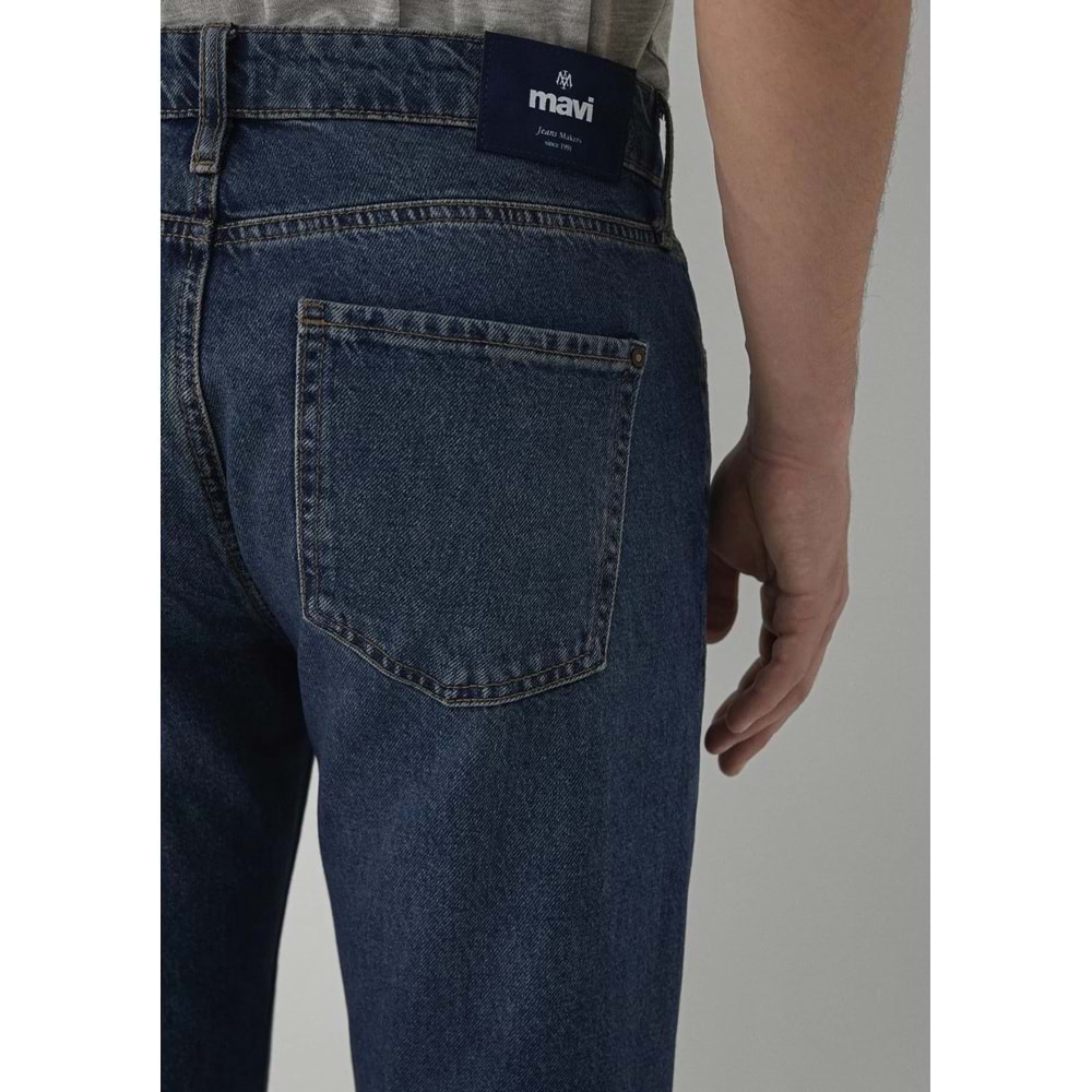 Mavi M0010039-A7781 Mavi Lisbon Loose Classic Vintage Jean Pantolon Erkek Kot Pantolon