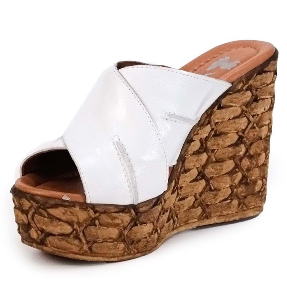 Venüs Pruh Hakiki Deri Kadın Terlik