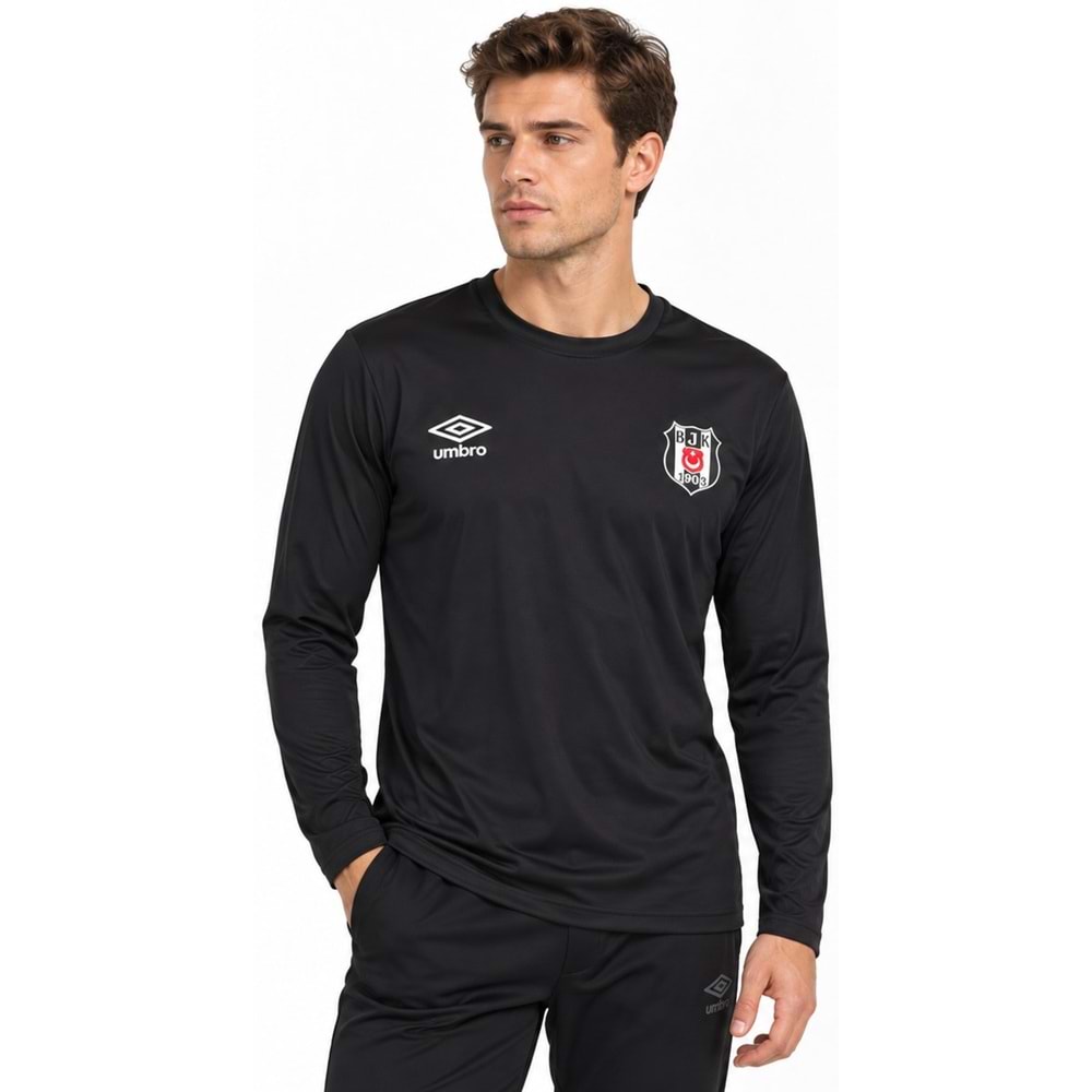 Beşiktaş S.K. Bjk Siyah Forma 26/27 Umbro Uzun Kol Erkek Forma