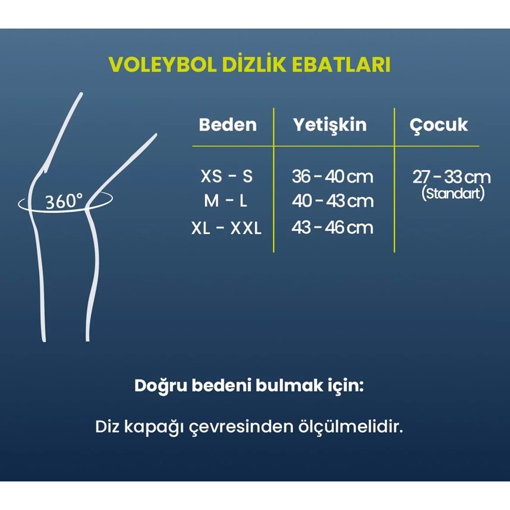 Nike N.VP.07.001 Streak Voleybol Dizlik Voleybolcu Dizliği