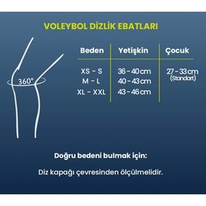 Nike N.101.3353.010 Essential Kids Voleybol Dizlik Çocuk Voleybolcu Dizliği