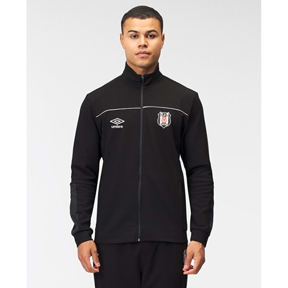 Beşiktaş S.K. Bjk Umbro 25/26 Erkek Fermuarlı Sweatshirt
