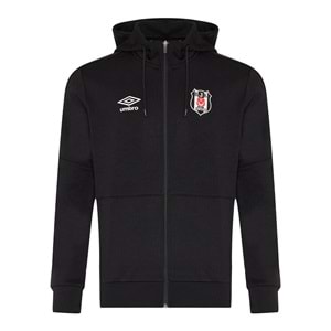 Beşiktaş S.K. Bjk Umbro 25/26 Erkek Fermuarlı Kapüşonlu Sweatshirt