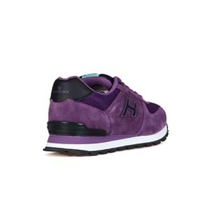 Hammer Jack 102 19250-G Peru Mor-Siyah %100 Hakiki Deri Unisex Spor Ayakkabı