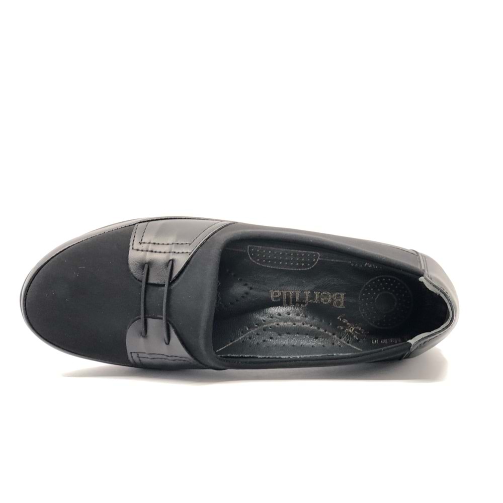 Berfilla Dr.Tavsiyeli İçi %100 Deri Anne Kadın Babet Ayakkabı