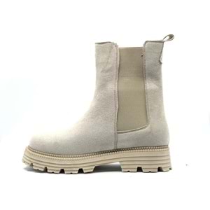 Asya Kalın Taban Yanları Lastikli Chelsea Kadın Bot