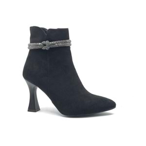 Feles Düğüm Taş Detaylı Kadeh Topuk Kadın Bot