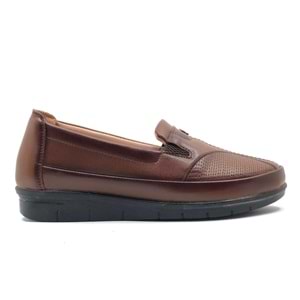 Berfilla Dr.Tavsiyeli İçi %100 Deri Anne Kadın Babet Ayakkabı