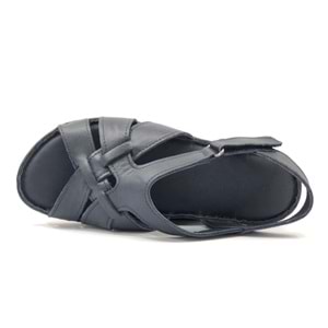 Ayakdaş %100 Hakiki Deri Tam Ortapedik Fus Pedli Taban Kadın Sandalet