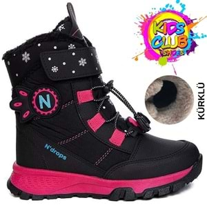 Kids Club Shoes Ndrops-014 İçi Yünlü Unisex Kar Botu Çocuk Bot