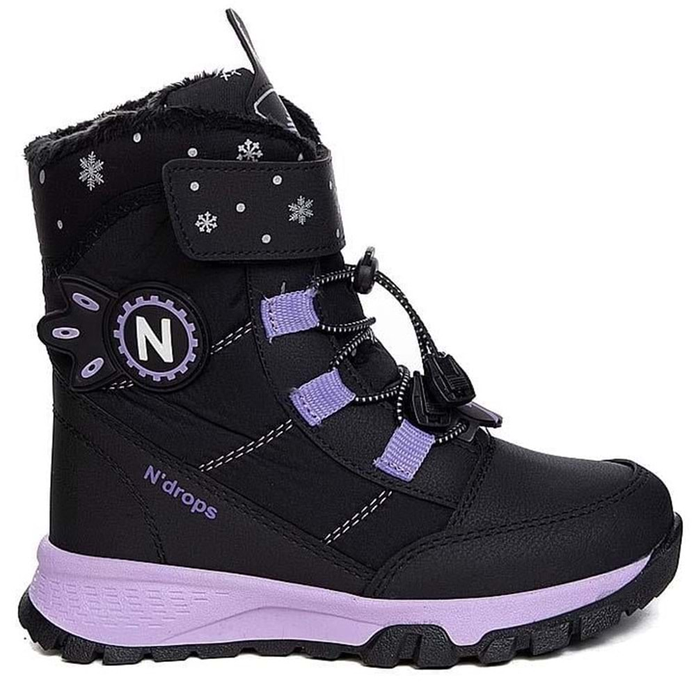 Kids Club Shoes Ndrops-014 İçi Yünlü Unisex Kar Botu Çocuk Bot