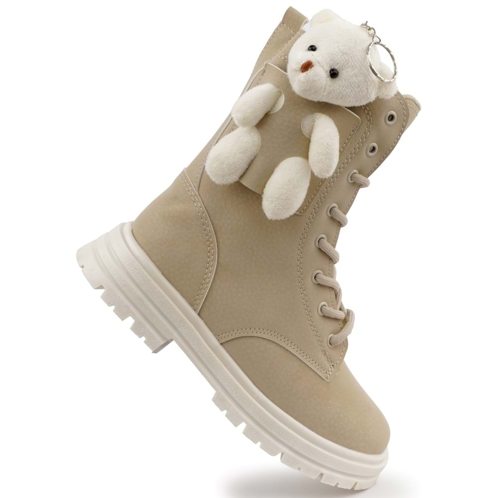 Kids Club Shoes Perla Hayvan Figürlü Ortopedik Kaymaz Taban Unisex Çocuk Bot