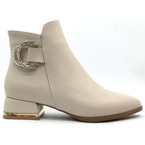 Feles Taş Toka Detaylı Düz Kadın Bot