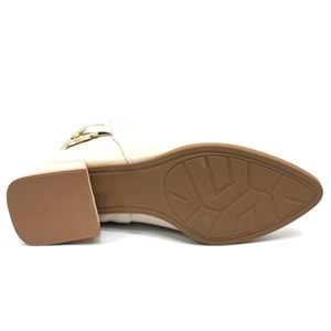 Feles Taş Toka Detaylı Düz Kadın Bot