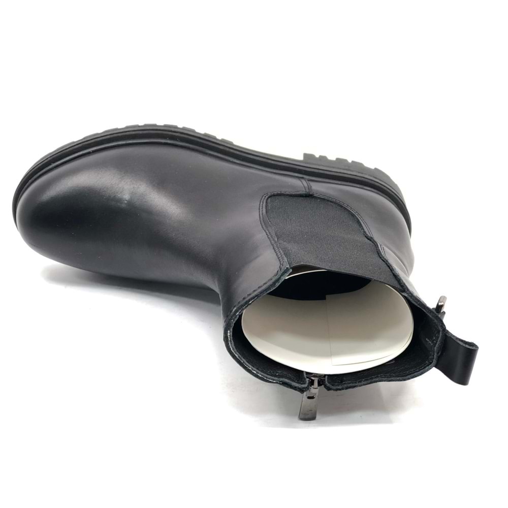 Ayakdaş 2282 Hakiki Deri Kaymaz Taban Düz Bot Kadın Bot