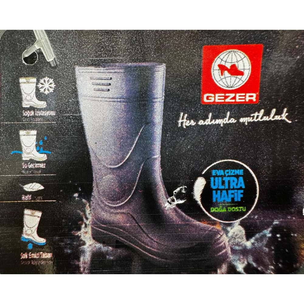 Kocamanlar Gzr Eva Çizme Soğuk Su Geçirmez İş ve Av Botu Çizmesi