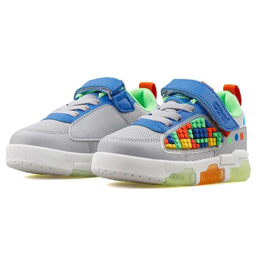 Cool Legos Işıklı Ortopedik Taban Unisex Çocuk Spor Ayakkabı